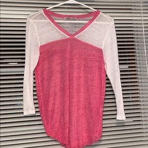 Hollister cropped long sleeve